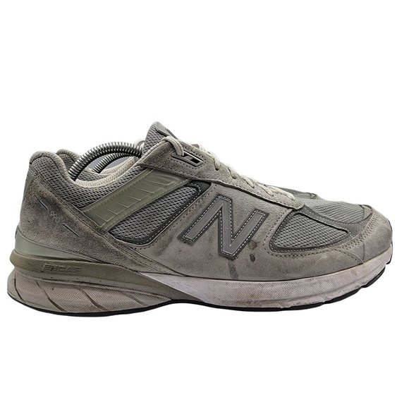 New Balance 990v5 Mens 12 Made In USA Grey Athletic Casual Shoes - M990GL5 main image 7